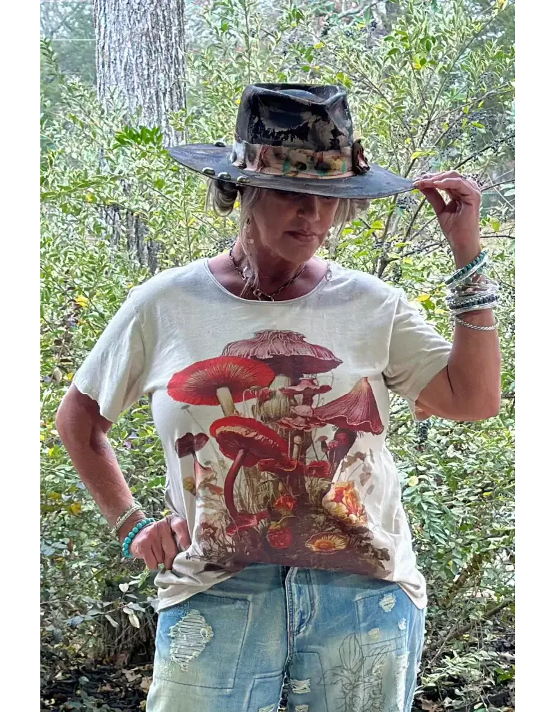 Jaded Gypsy Moon Dance Tee - Lovely Mushrooms
