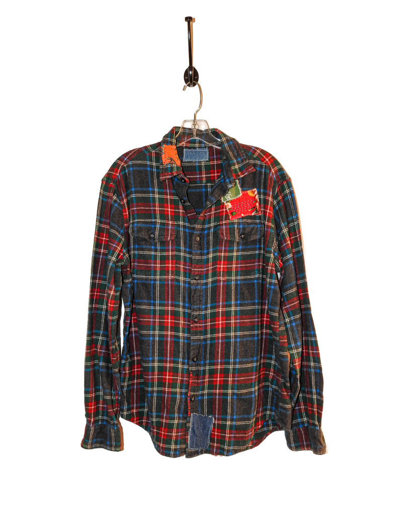 Sue Dreamer SD-120 Hand Sewn Patch , Grn, Blu, Red , Rose L