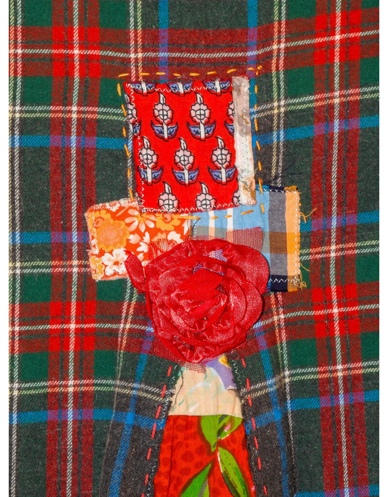 Sue Dreamer SD-120 Hand Sewn Patch , Grn, Blu, Red , Rose L