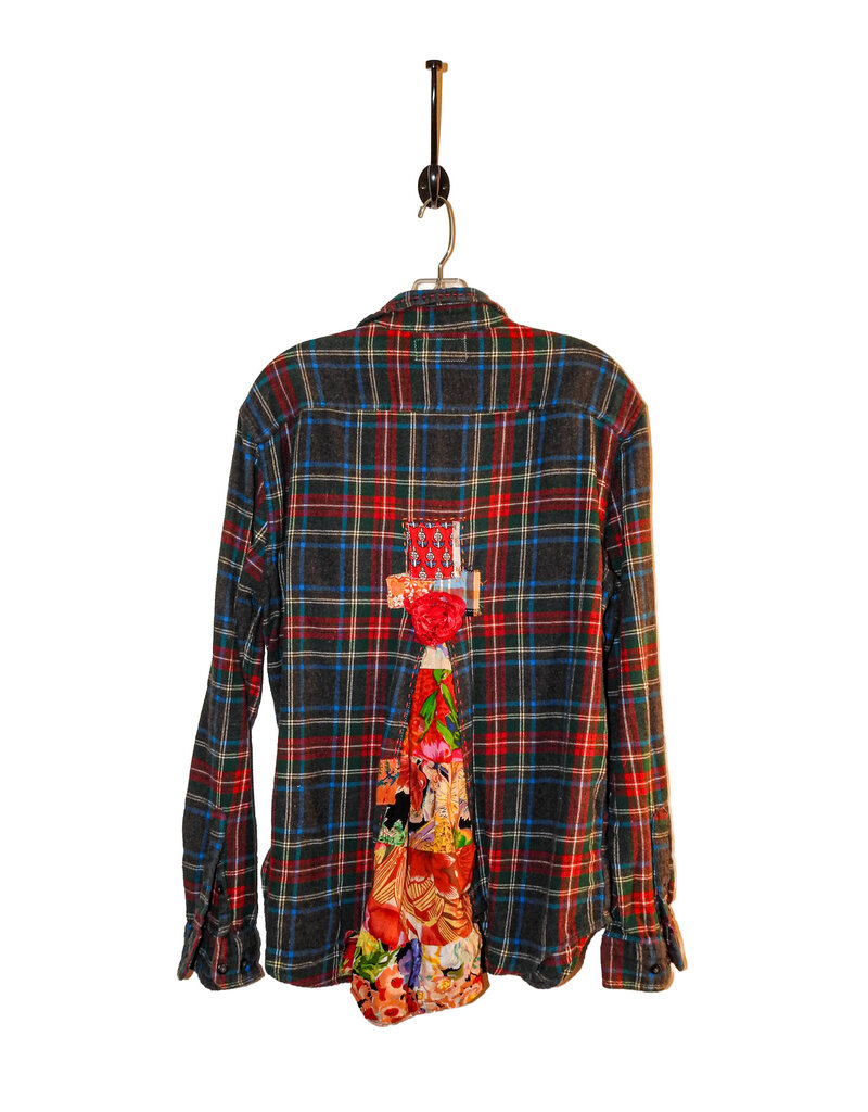 Sue Dreamer SD-120 Hand Sewn Patch , Grn, Blu, Red , Rose L