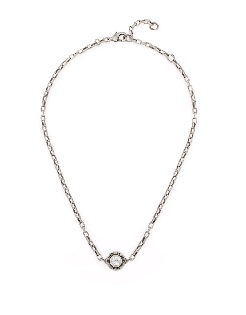 French Kande 15"-18" SS Plated Loire Crystal Annecy