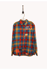 Sue Dreamer SD-126 Hand Sewn Patch, Multi-color Flannel, Cowgirl L