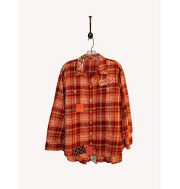 Sue Dreamer SD-125 Hand Sewn Patch, Red Flannel, Cat L