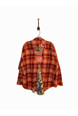 Sue Dreamer SD-125 Hand Sewn Patch, Red Flannel, Cat L