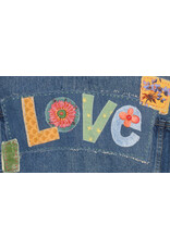 Sue Dreamer SD-96 Hand Embellished Denim Jkt "LOVE Quilt Heart"