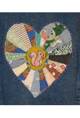Sue Dreamer SD-96 Hand Embellished Denim Jkt "LOVE Quilt Heart"
