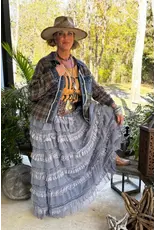 Jaded Gypsy Afternoon Walk Flannel jacket O/S