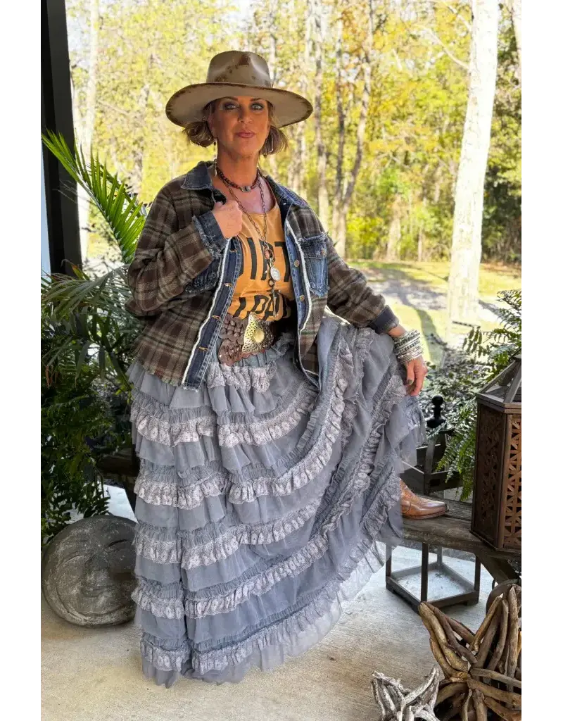 Jaded Gypsy Afternoon Walk Flannel jacket O/S