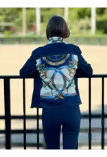 Stacy Bradley Blue Stirrup Jacket Dark L