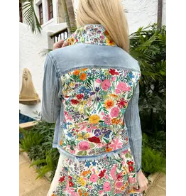 Stacy Bradley Field of Flowers Jacket Light M