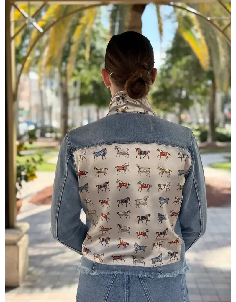 Stacy Bradley Equine Elegance Pearl white Light jacket L