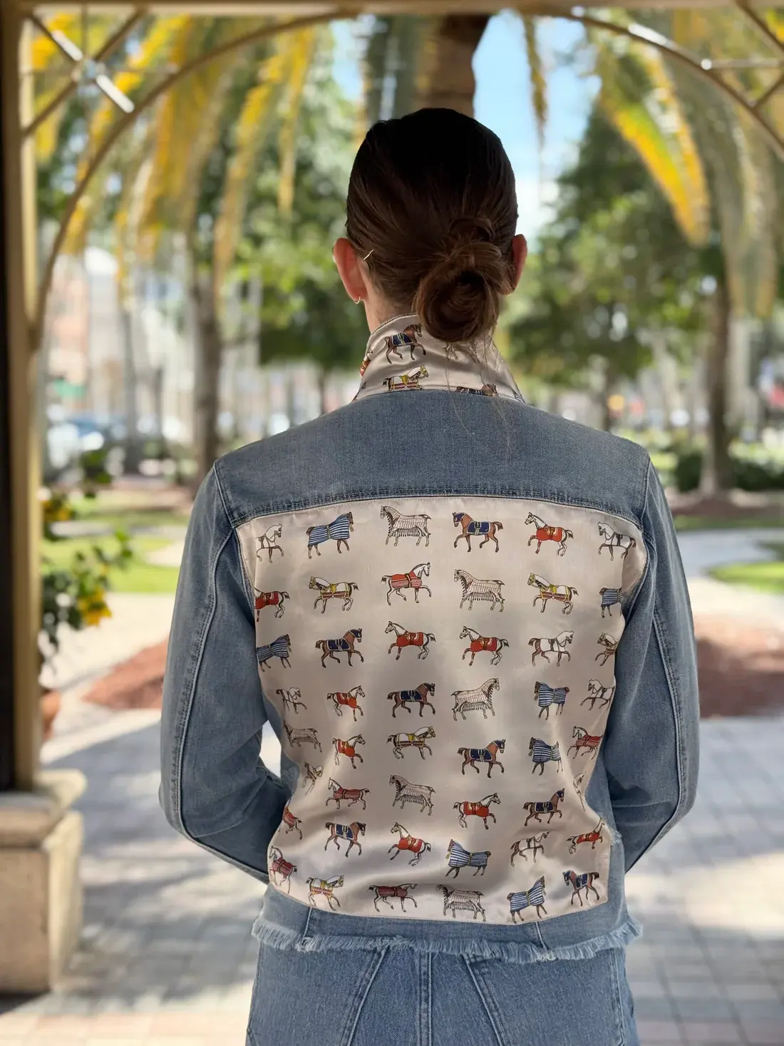 Stacy Bradley Equine Elegance Pearl white Light jacket L