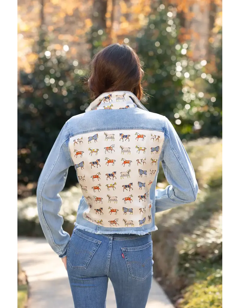 Stacy Bradley Equine Elegance Pearl white Light jacket L