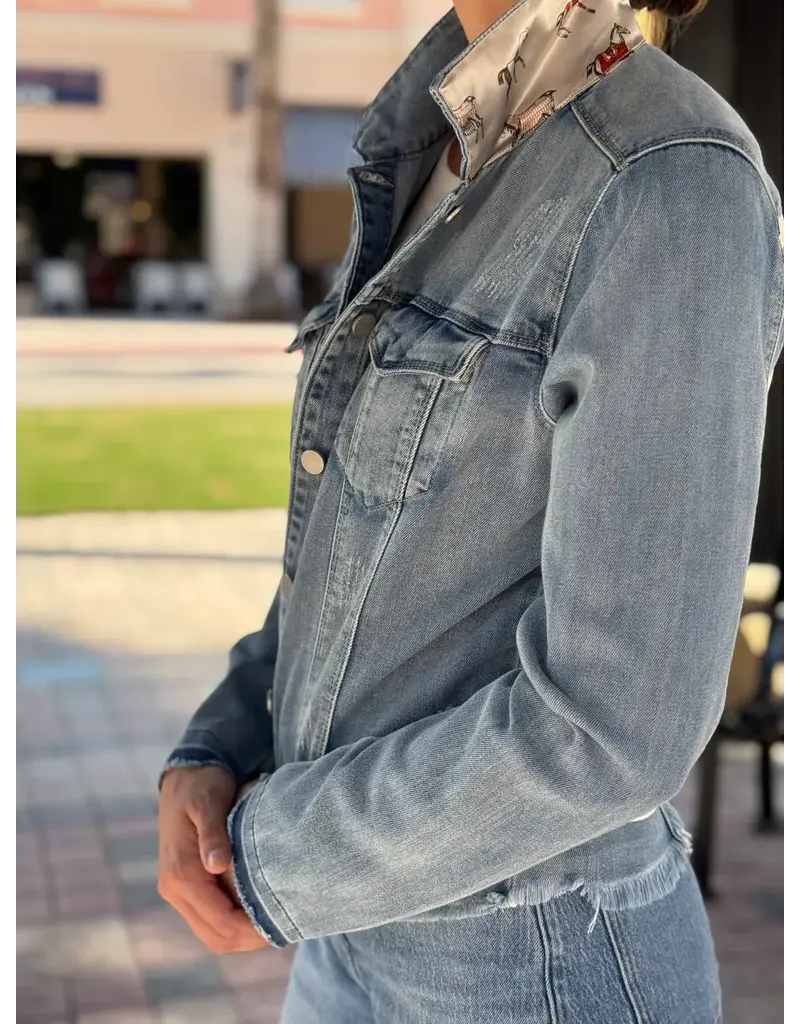 Stacy Bradley Equine Elegance Pearl white Light jacket L