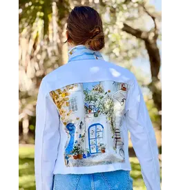 Stacy Bradley Mediterranean white jacket XS