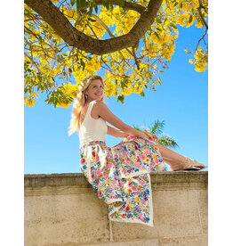 Stacy Bradley Field of Flowers Skirt S/M