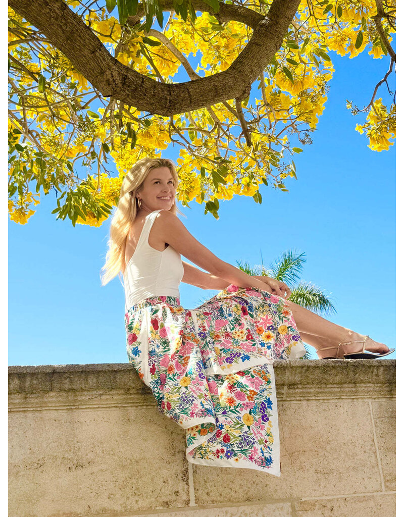 Stacy Bradley Field of Flowers Skirt S/M