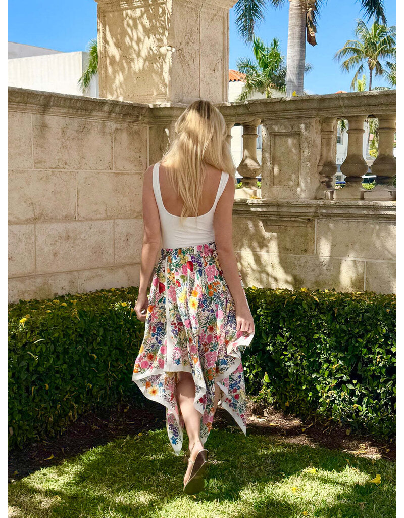 Stacy Bradley Field of Flowers Skirt S/M