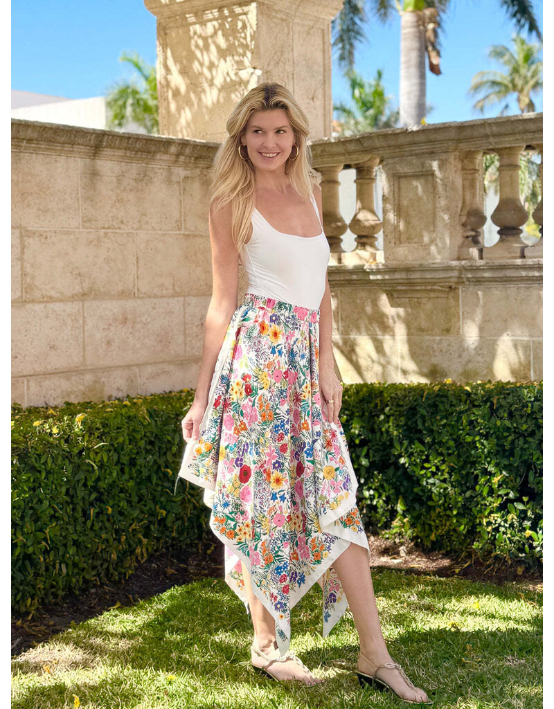 Stacy Bradley Field of Flowers Skirt S/M