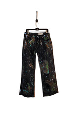 Kathleen Cook KC01-Black Jeans with Paint Size 11