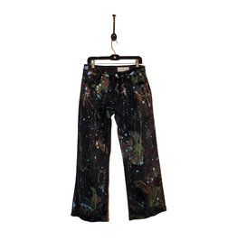 Kathleen Cook KC01-Black Jeans with Paint Size 11