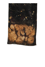 Kathleen Cook KC09-Black Jeans with Gold Floral Hem Size 9/29