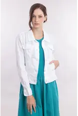 Luna Luz Frayed Linen Jacket