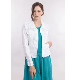 Luna Luz Frayed Linen Jacket