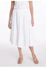 Luna Luz Layered Skirt w/ Frayed Hem