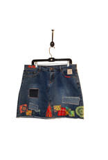 Sue Dreamer SD-151 Handsewn Denim Patch Skirt, M/L