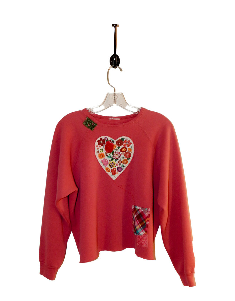 Sue Dreamer SD-155 Handsewn Patch S Pink w/Heart