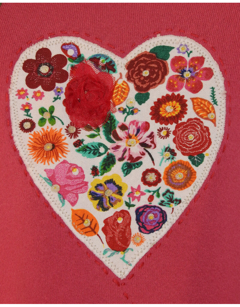 Sue Dreamer SD-155 Handsewn Patch S Pink w/Heart