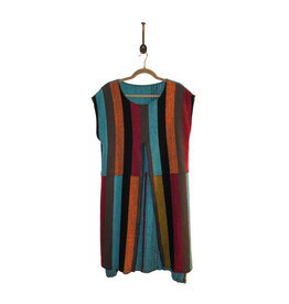Dayna Fisk-Williams DFW 2 Handwoven, L, Long Tunic, Silk-Wool-Cashmere-poly, Multicolor