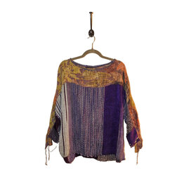 Dayna Fisk-Williams DFW 5, Handwoven, M/L, Top, Hand-dyed silk