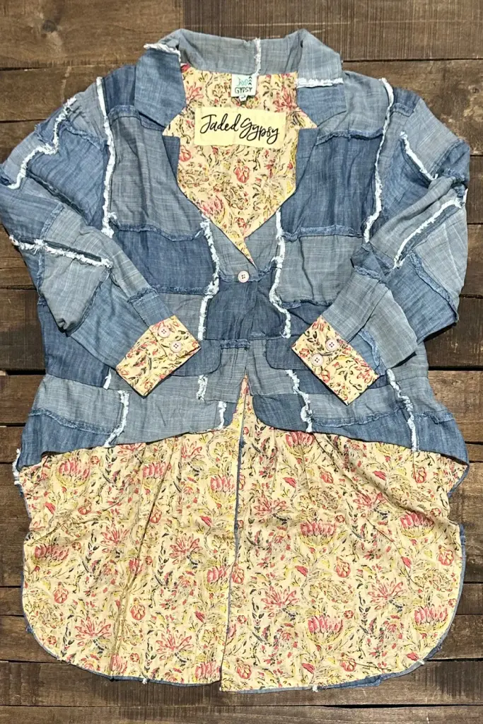 Jaded Gypsy Patchwork Skies Delight Jacket