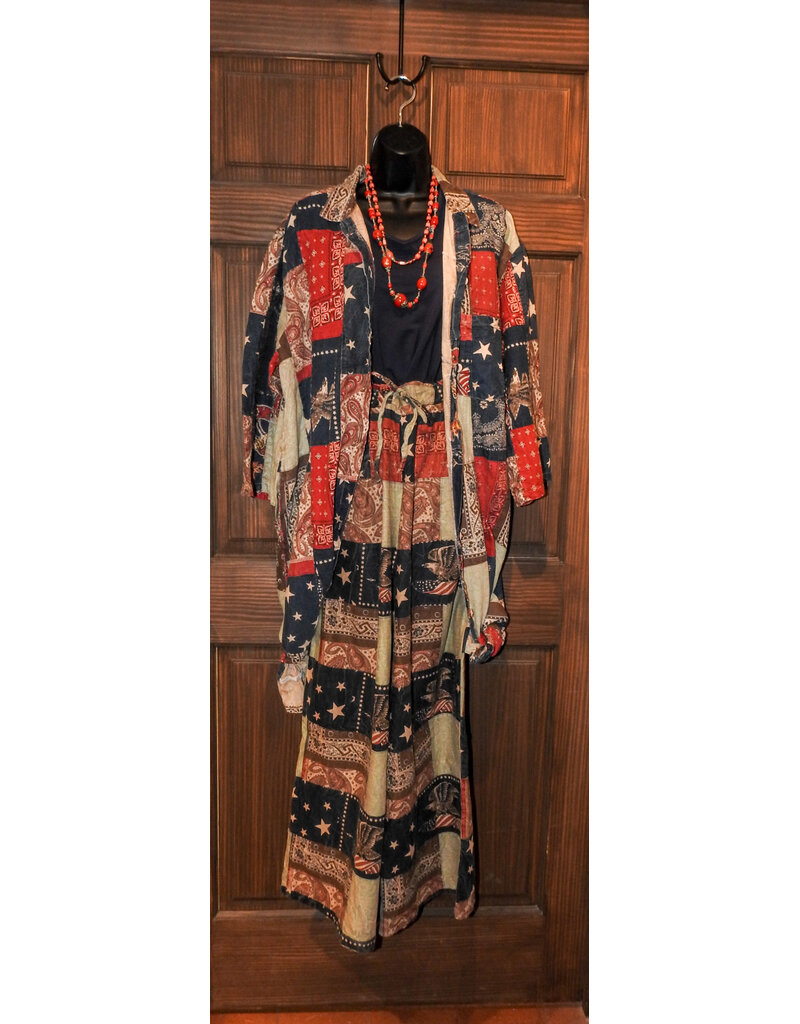 Jaded Gypsy Stars and Stripes Forever Duster