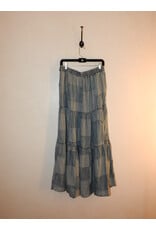 Jaded Gypsy Patchwork Skies Ruffle Skirt