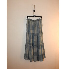 Jaded Gypsy Patchwork Skies Ruffle Skirt