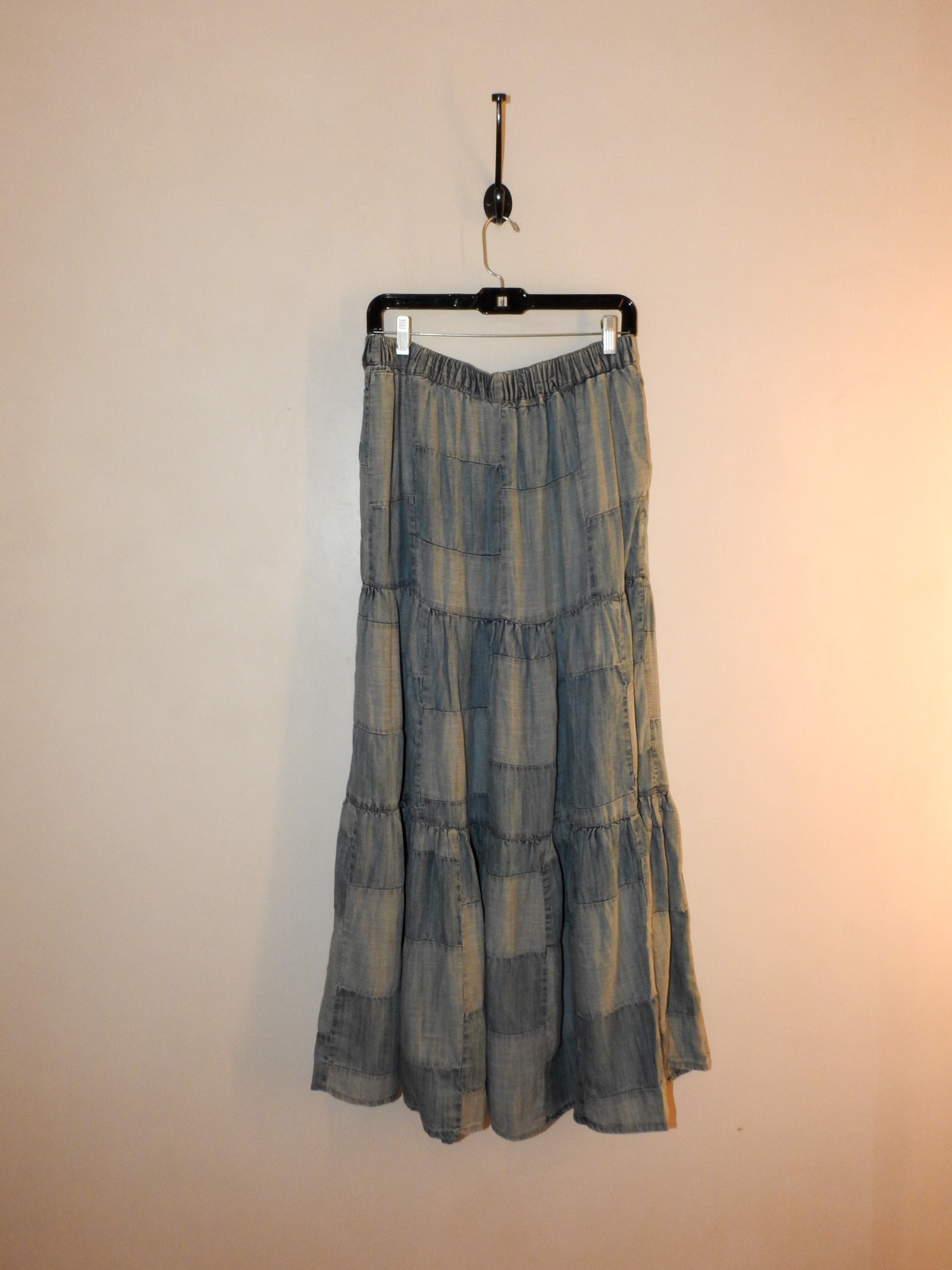 Jaded Gypsy Patchwork Skies Ruffle Skirt