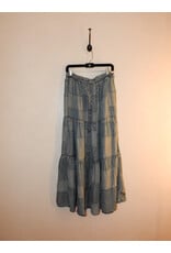 Jaded Gypsy Patchwork Skies Ruffle Skirt