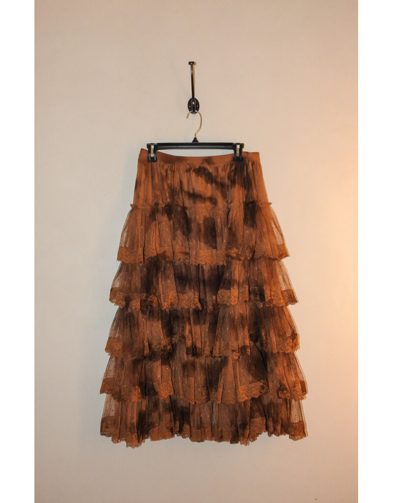Jaded Gypsy True Romance Skirt Chocolate O/S