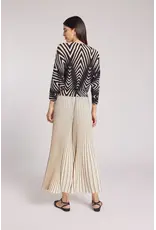 Wild Cosmos Lisa Chevron blk/wht top O/S