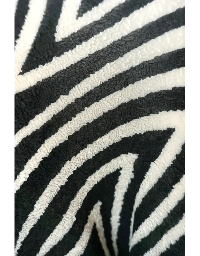 Wild Cosmos Lisa Chevron blk/wht top O/S