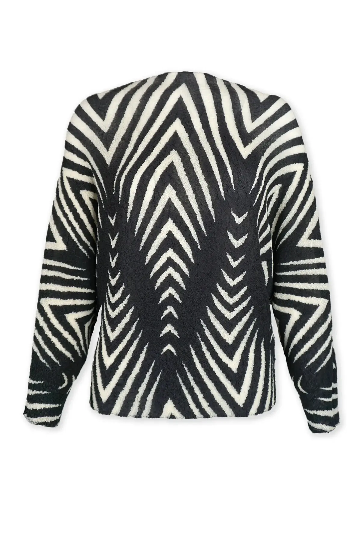 Wild Cosmos Lisa Chevron blk/wht top O/S