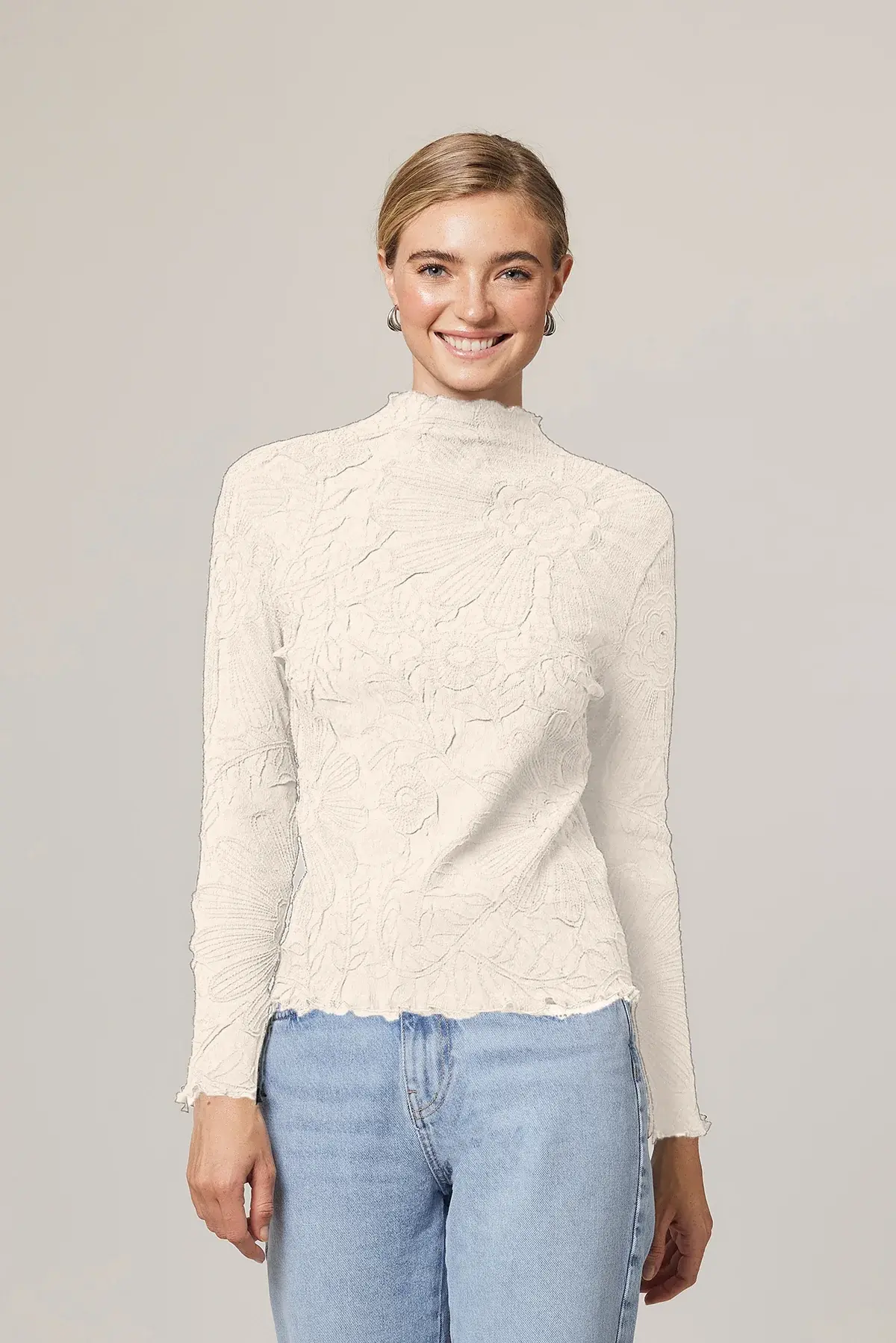 Wild Cosmos Kylie Lettuce Leaf Cream O/S