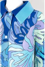 Wild Cosmos Rebekah Celebration jacket blue mix