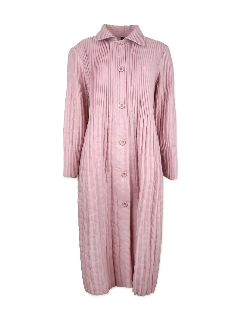 Wild Cosmos Celeste Petals Plisse Jacket Pink O/S