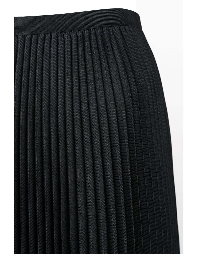 Wild Cosmos Hazel Pleated Skirt Maxi Black O/S