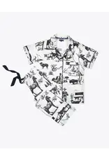 Katie Kime Marfa Toile Pajama Pants Set