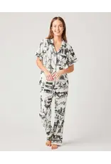 Katie Kime Marfa Toile Pajama Pants Set